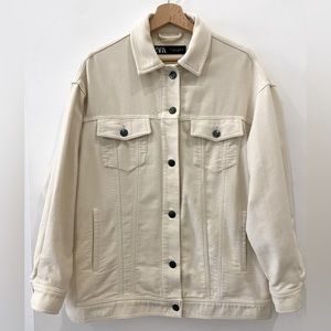 Cream Zara Jacket